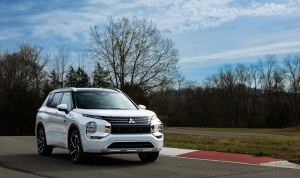 The 2023 Mitsubishi Outlander PHEV gets a new look for the 2023 model year.
