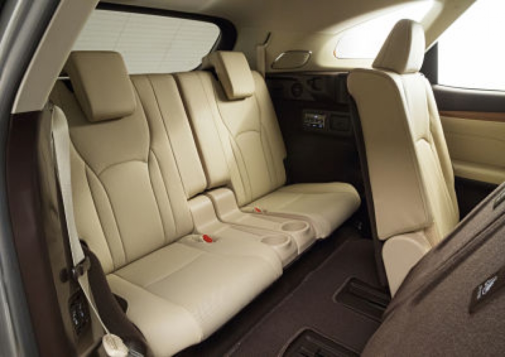 The 2019 Lexus RX 350L features room for seven passengers and features three rows of seating.