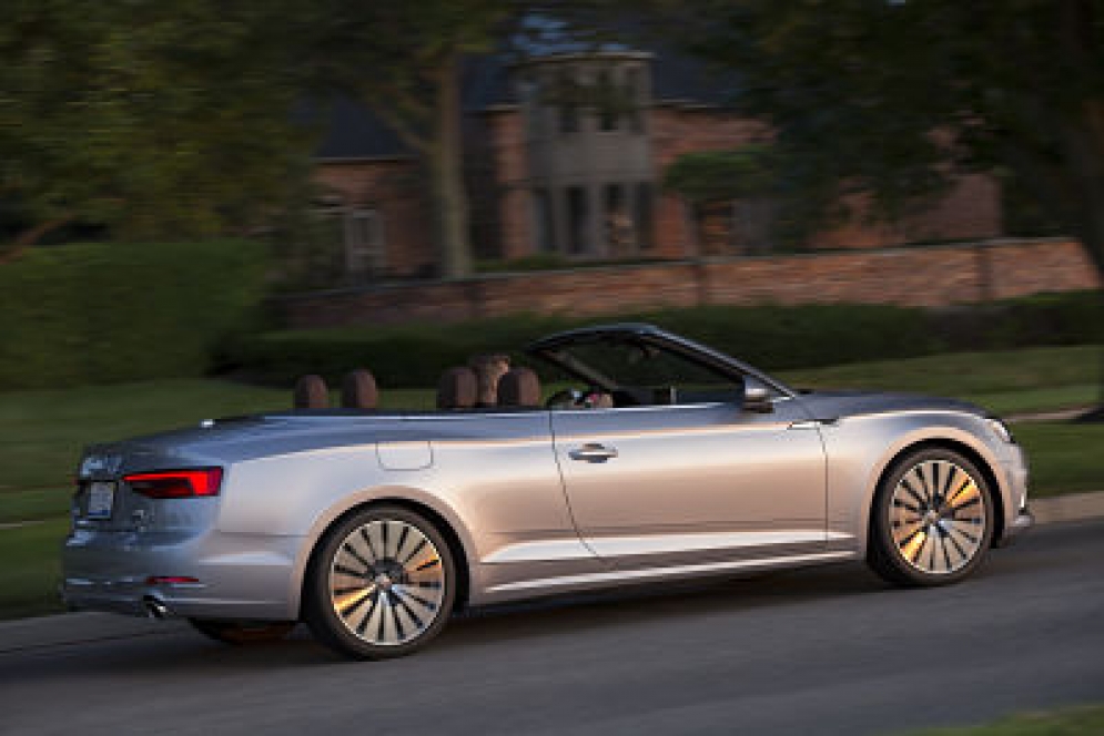 Audi of America earned several &#039;Best Value in America&#039; awards. Pictured is the 2019 Audi A5 Cabriolet.