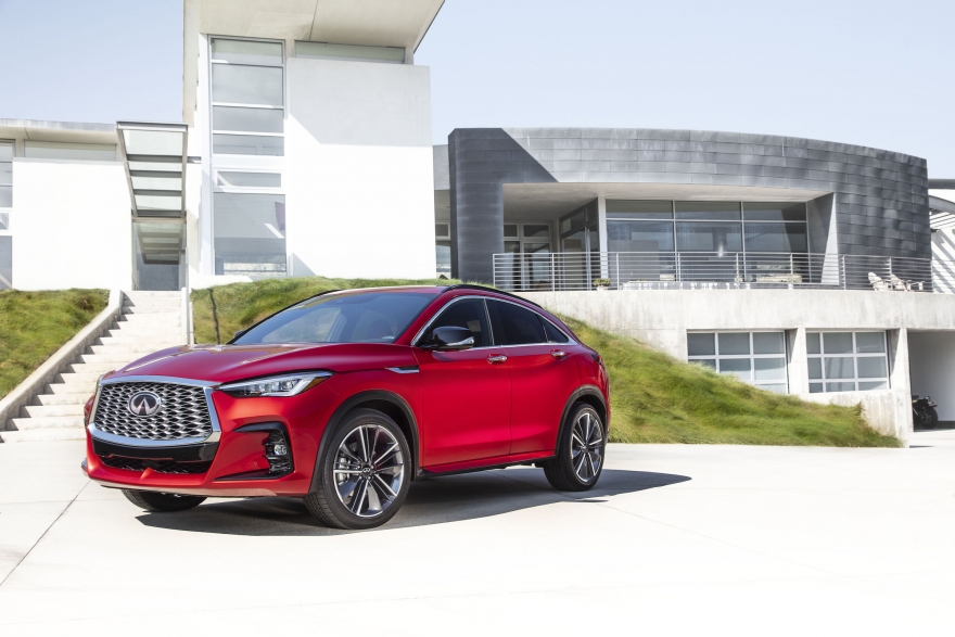 2022 Infiniti QX55 is a sleek, coupe-style luxury crossover