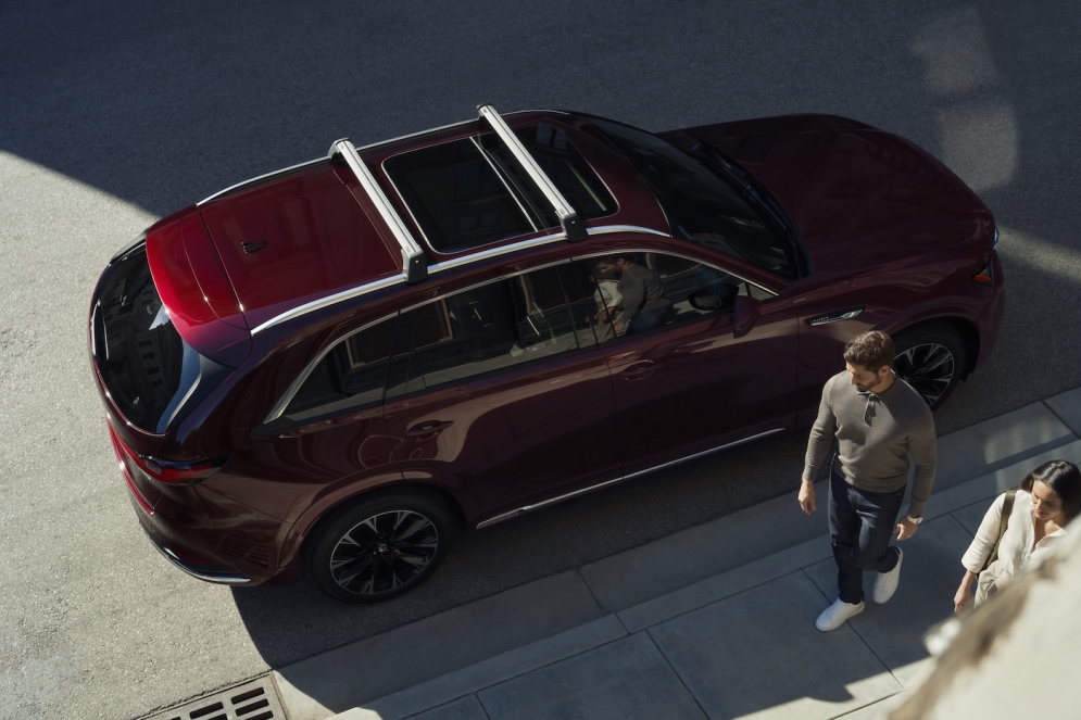 The 2025 Mazda CX-90 is a powerful, upscale three-row SUV.
