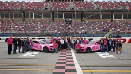 Pink pace cars at Talladega part of program supporting breast cancer awareness