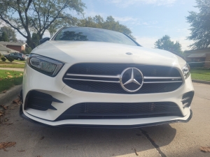The 2021 Mercedes-Benz AMG A35 sedan is powerful and sporty ride.
