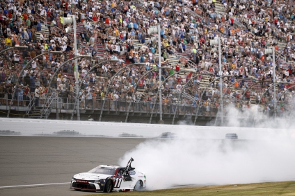 No conspiracy here: Denny Hamlin is just dominating his Cup Series competition