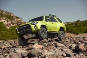 The 2022 Toyota 4Runner is a solid off-roading vehicle with lots of interior and cargo room.