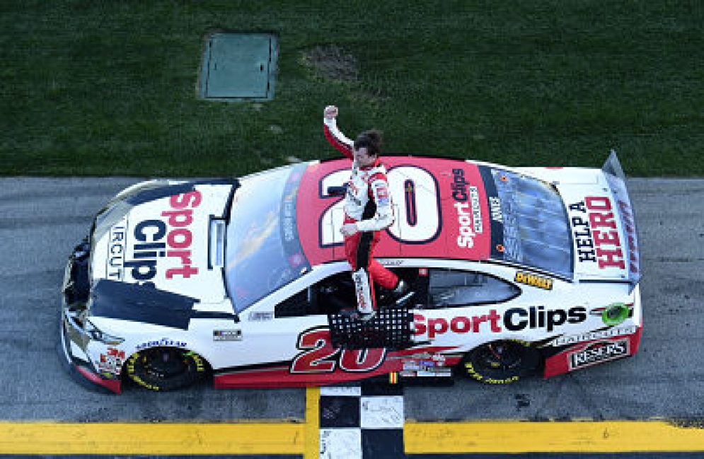 Yes, Erik Jones actually won the Busch Clash in this car. He was one of six drivers to finish the race, which was marred by several big wrecks.