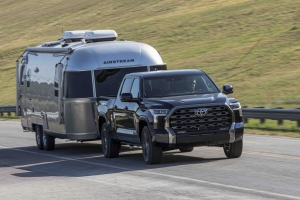 The redesigned 2022 Toyota Tundra can tow up to 12,000 pounds