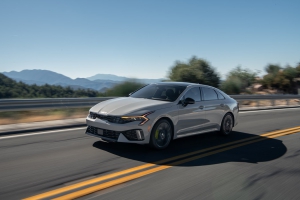 The Kia K5 is quite the looker compared to most midsize sedans, and the GT&#039;s turbo engine leaves a strong impression.