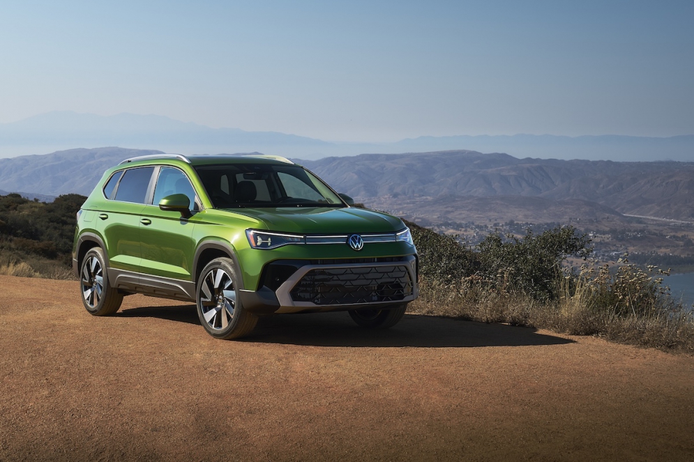 The 2025 Volkswagen Taos receives interior and exterior design updates.