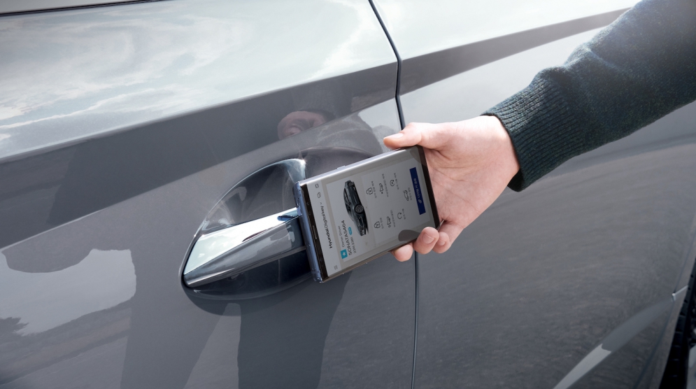 The Hyundai Digital Key feature is another option for opening the car doors even without a key fob present.