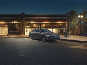 The 2025 Hyundai Elantra offers strong fuel mileage and sharp looks.