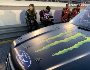 Hailie Deegan on Friday night became the fourth female competitor to score a top-10 in the Truck series, and the first at a non-superspeedway track.