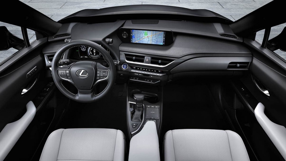 The 2020 Lexus UX 250h features a high-quality interior, including very comfortable seating.